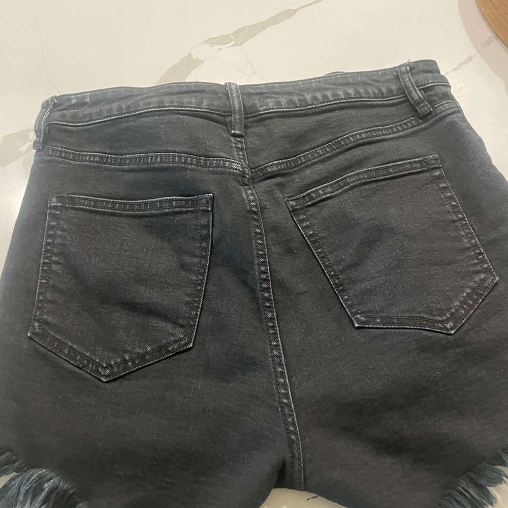 We the Free CRVY-Revolve Style High Rise Denim Shorts - Picture 3 of 10